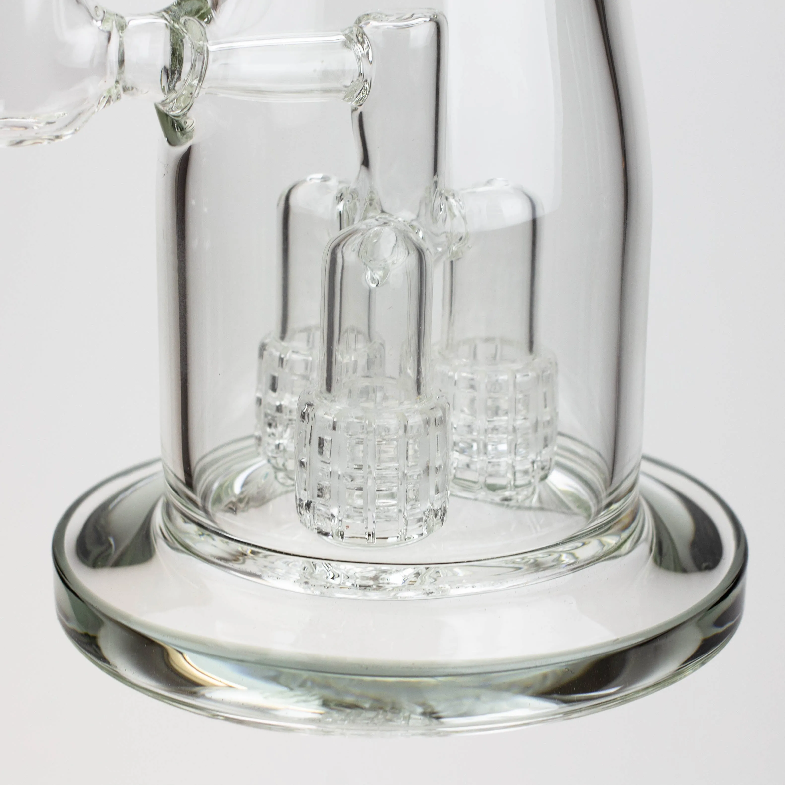 17.5" H2O Glass Water Bong with Showerhead Percolator