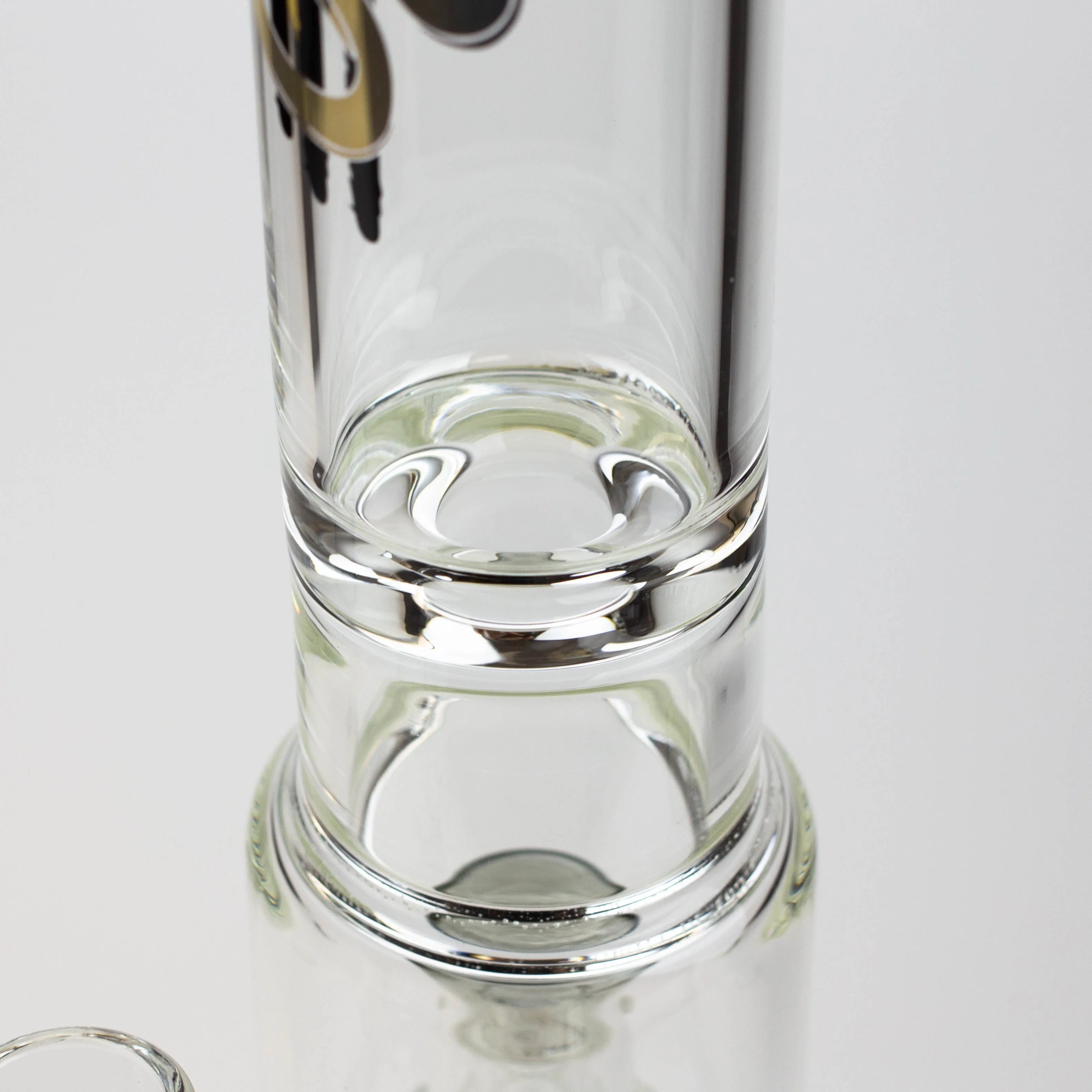 17.5" H2O Glass Water Bong with Showerhead Percolator