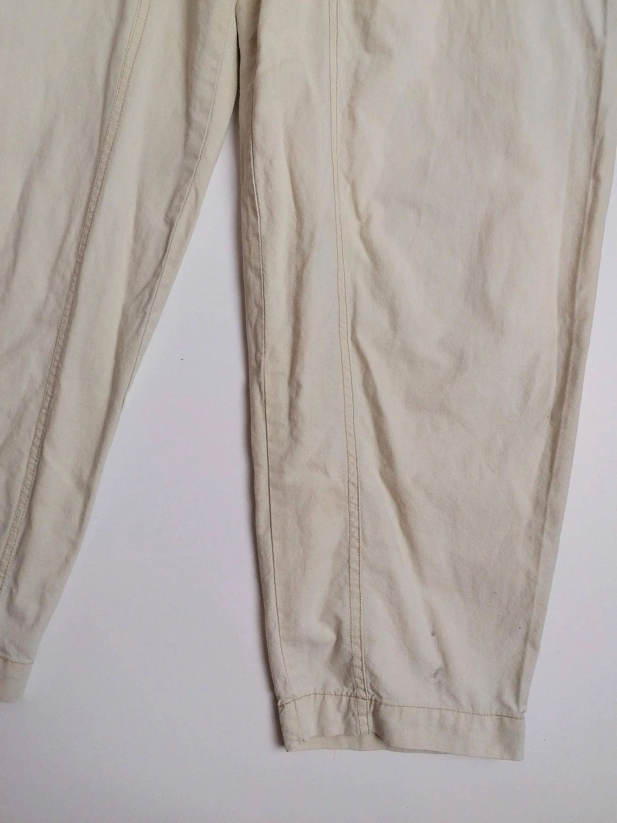 90's IMPULS H&M Beige Cream Jumpsuit - size M / 38