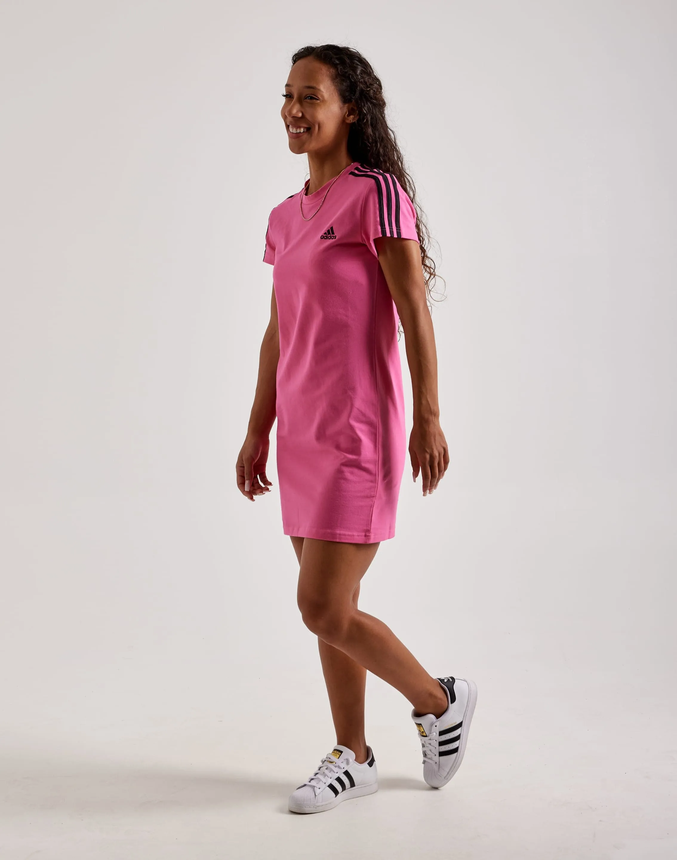 Adidas 3-Stripes Fitted T-Shirt Dress