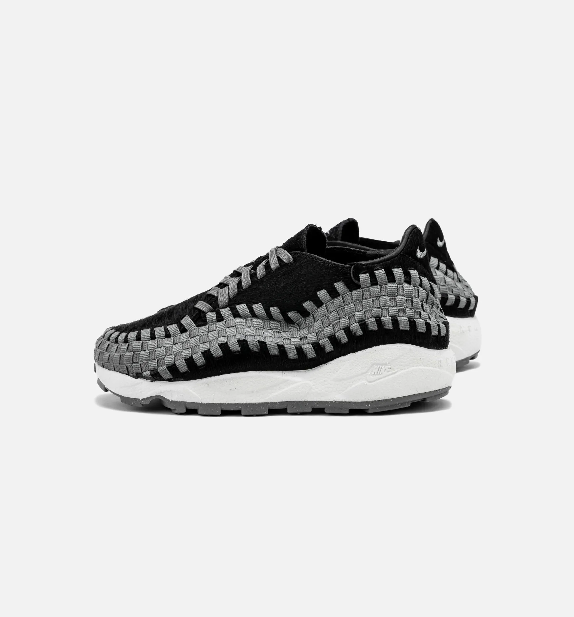 Air Footscape Woven Womens Lifestyle Shoe - Black/Smoke Grey/Sail