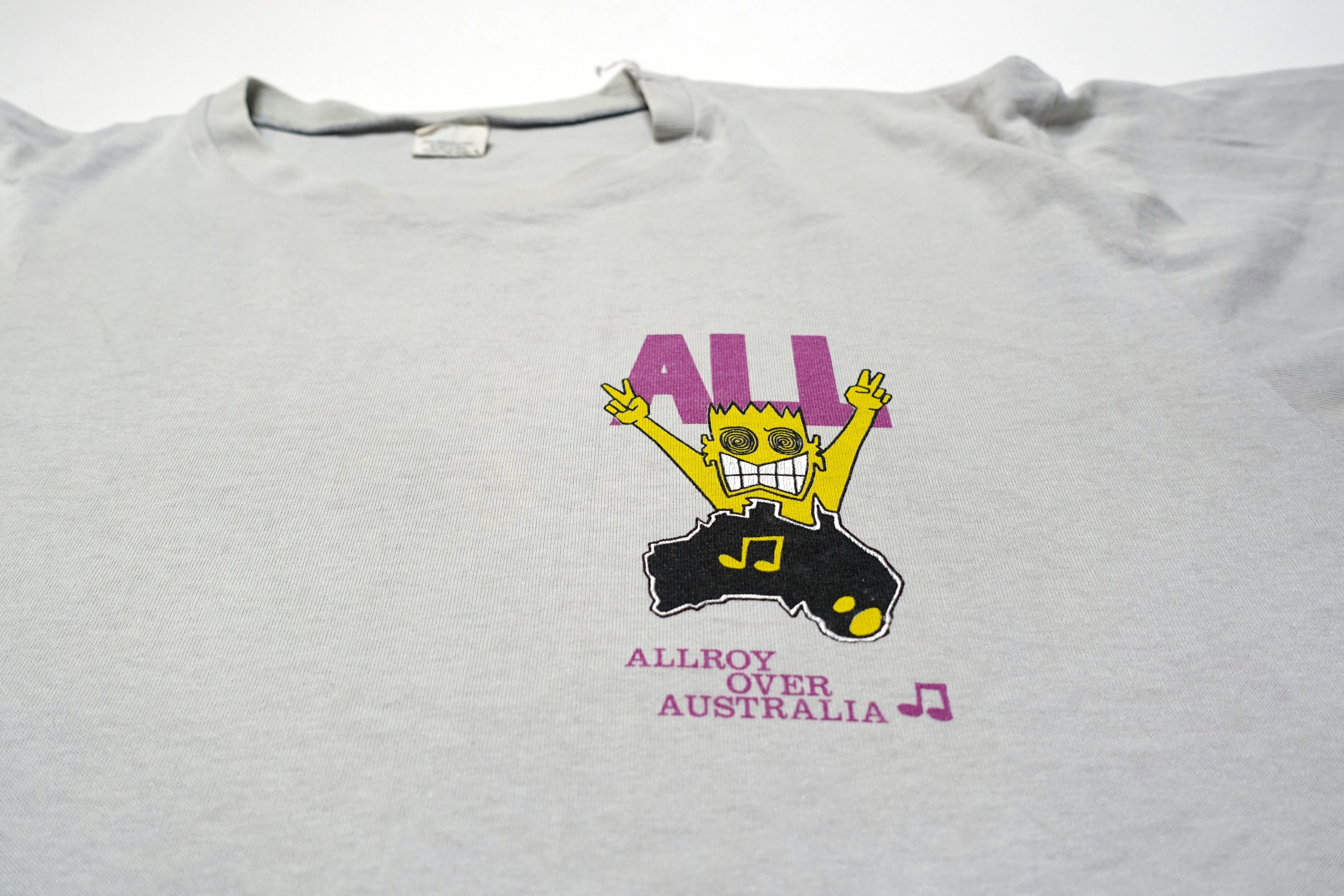 ALL - Allroy Over Australia 1990-91 Tour Shirt Size Large