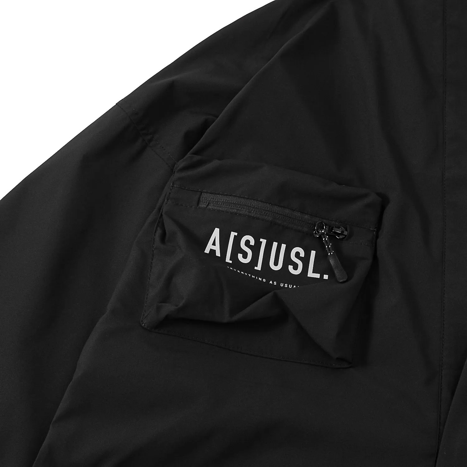 A[S]USL MULTI POCKETS KIMONO-BLACK