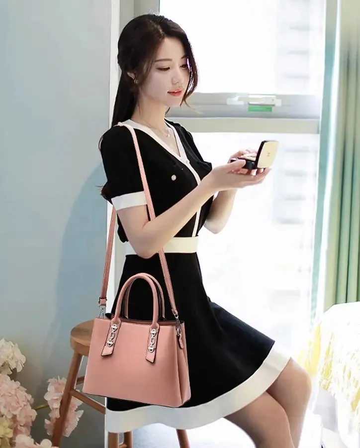 Black  Handbag For Girls 8807