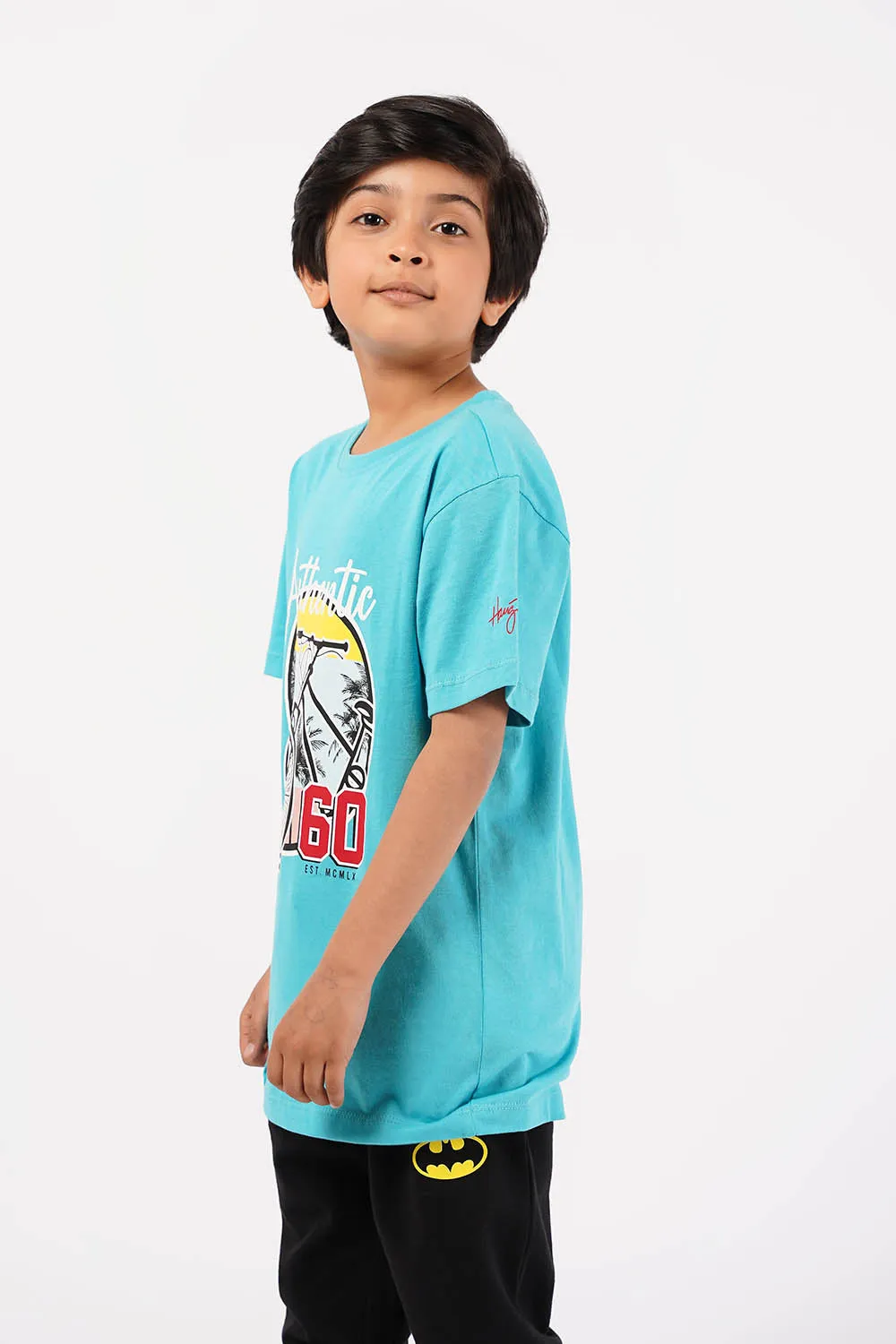 Boy's Short Sleeves Graphics Tee