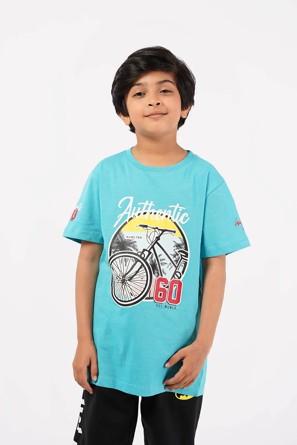 Boy's Short Sleeves Graphics Tee