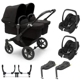 Bugaboo Donkey 5 Twin Cabriofix i-Size Bundle- Black