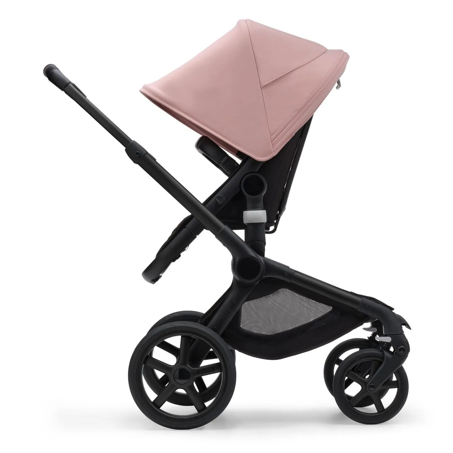 Bugaboo Fox 5, Cabriofix i-Size and Base Travel System - Black/Midnight Black/Morning Pink