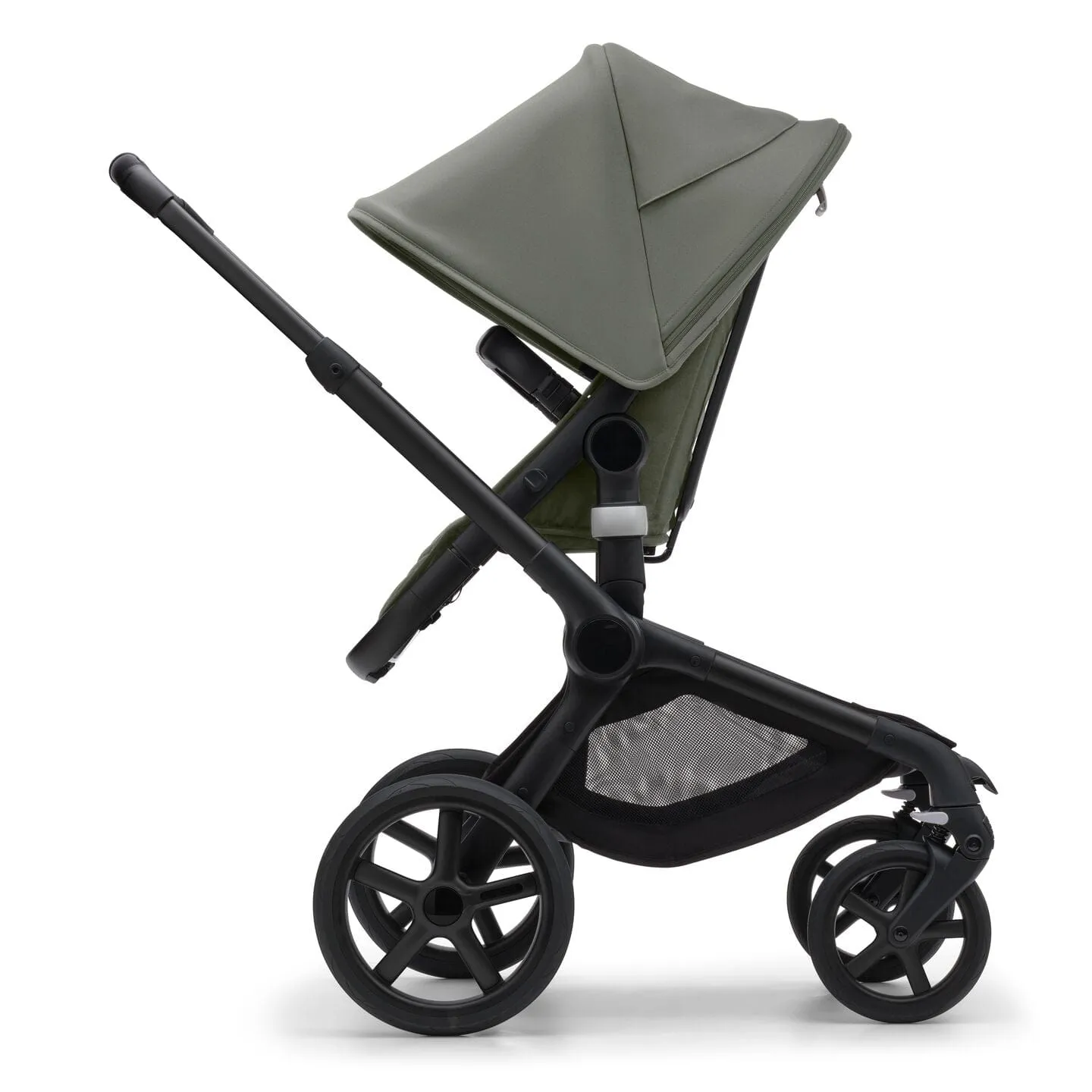 Bugaboo Fox 5, Pebble 360 PRO and Base Travel System - Black/Forest Green/Forest Green