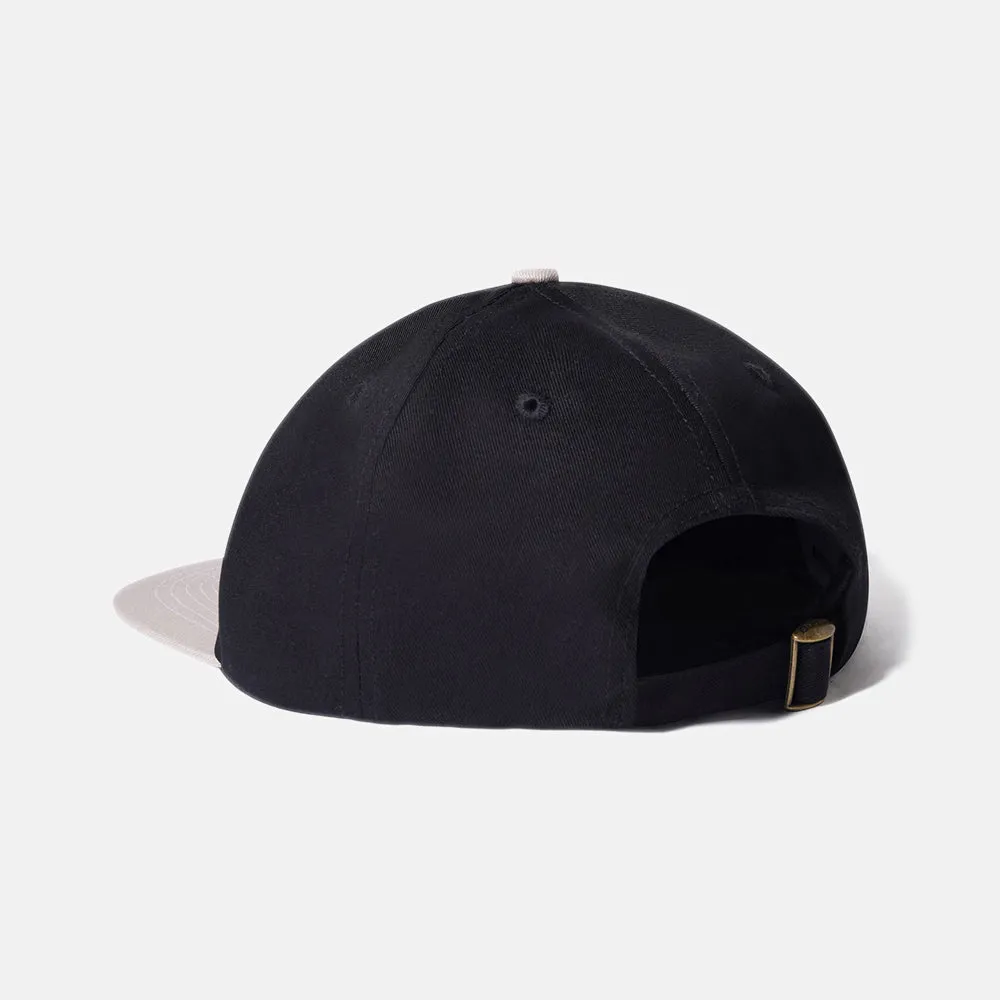 Butter Goods - Bouquet 6 Panel Cap - Black / Tan