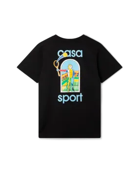 Casablanca Le Jeu Colore Printed T-Shirt 'Black'