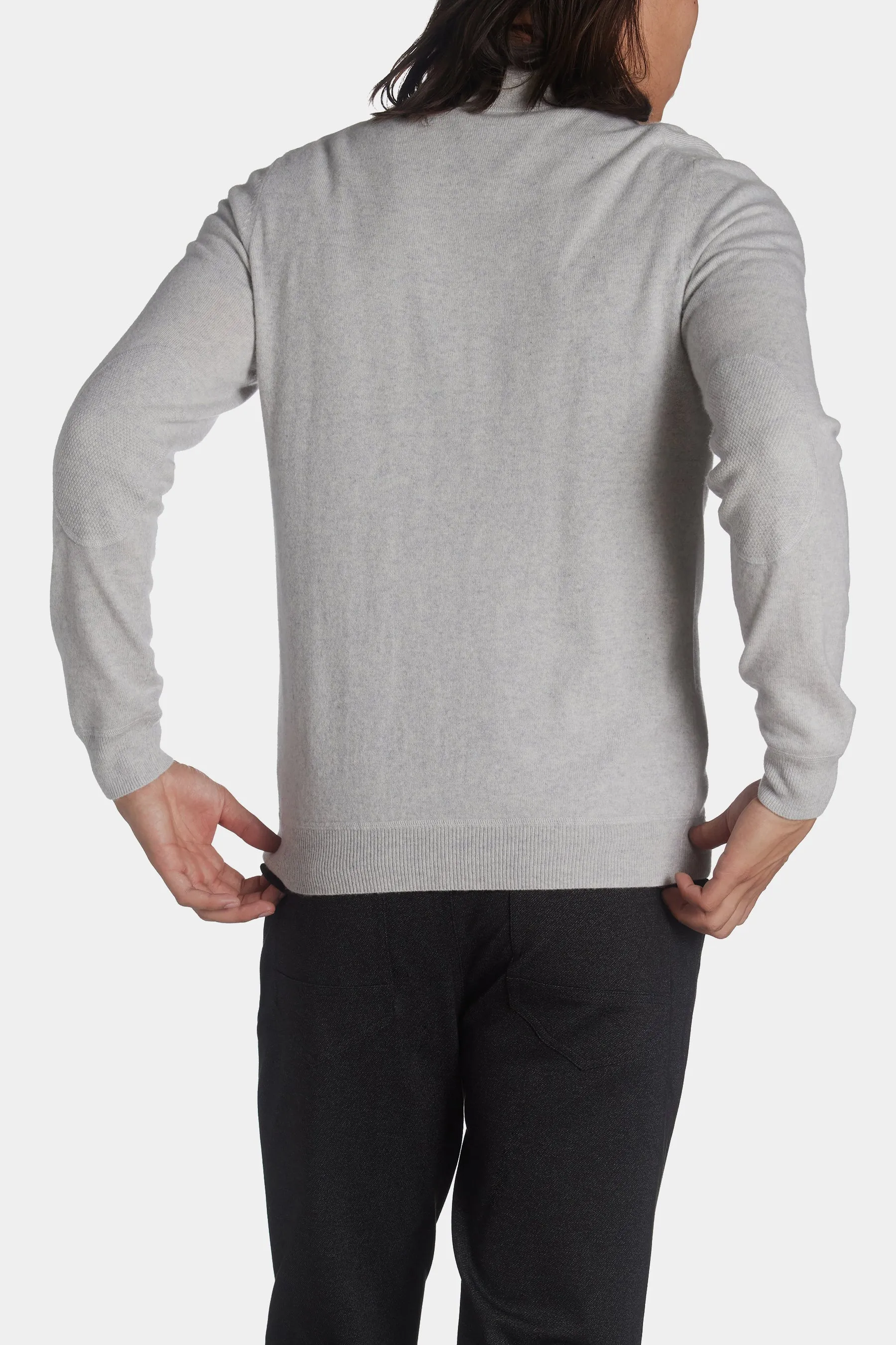 Cashmere Button Neck Jumper