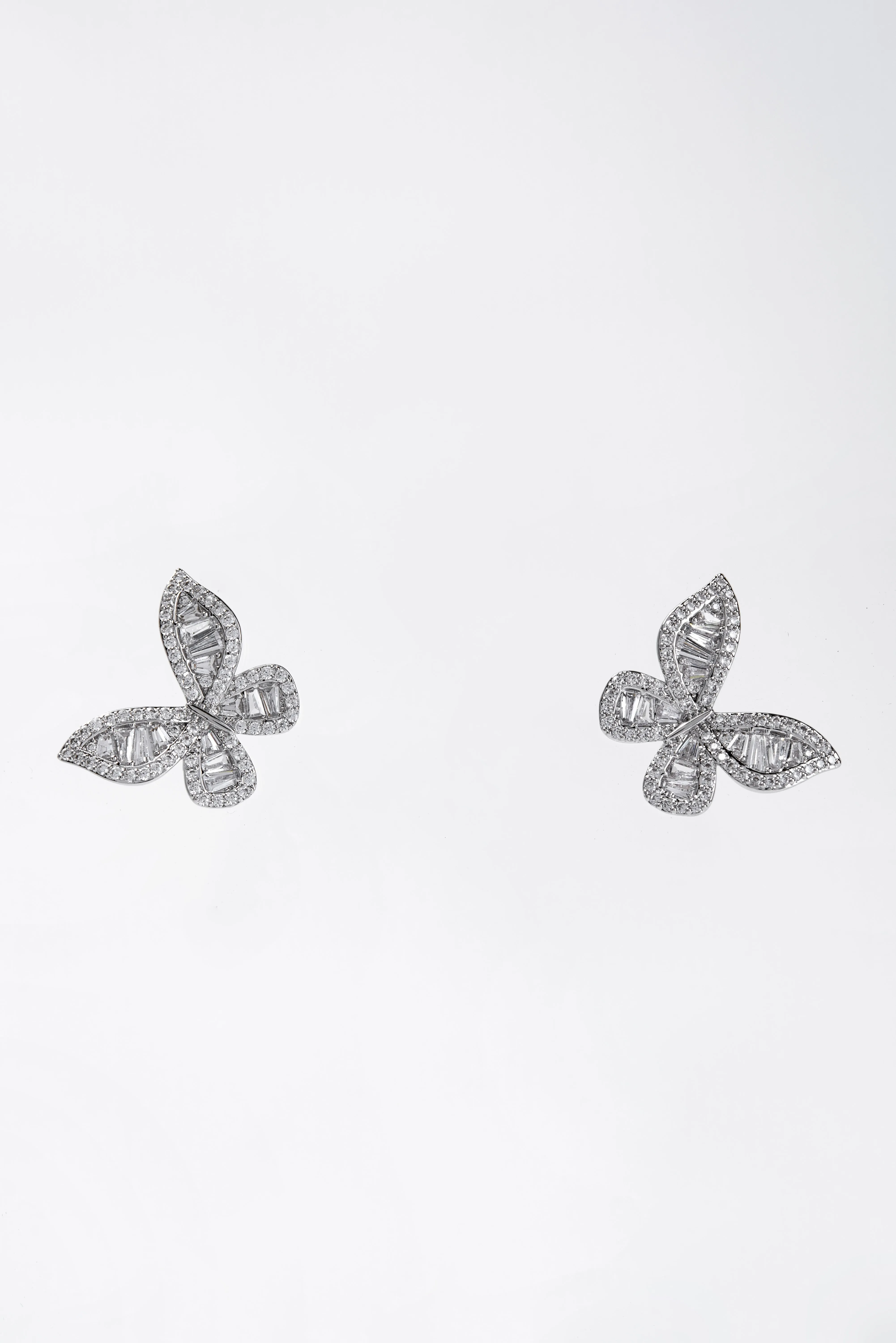 Cassandra Butterfly CZ Post Earrings