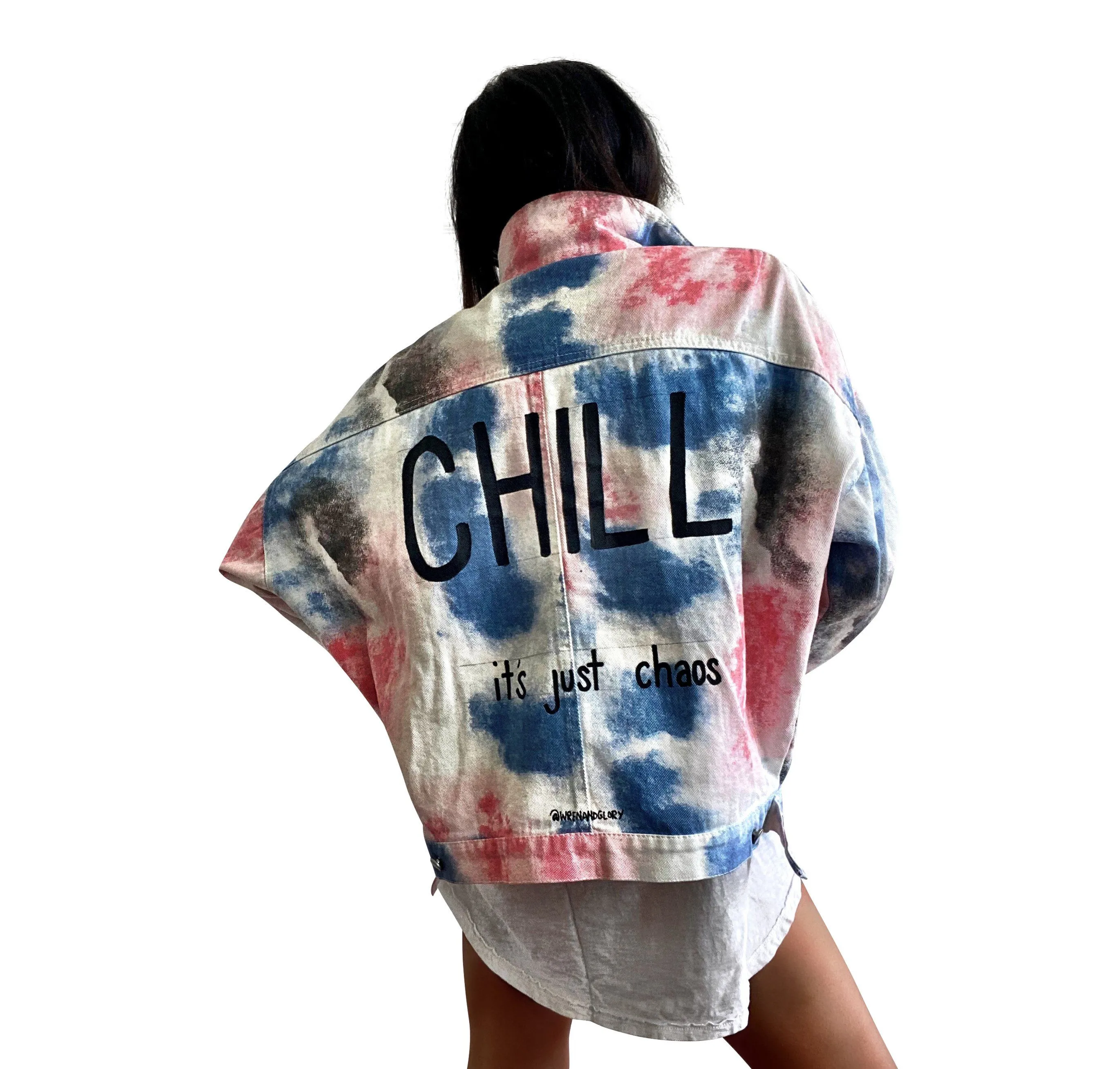 'CHAOS AND CHILL' DENIM JACKET