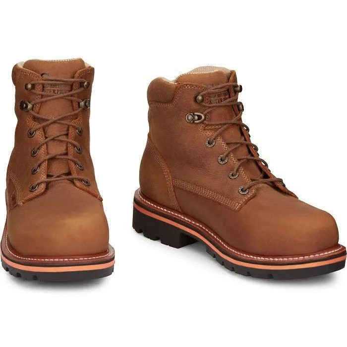 Chippewa Men's Thunderstruck 6 WP Nano Comp Toe Work Boot -Tan- TH1011