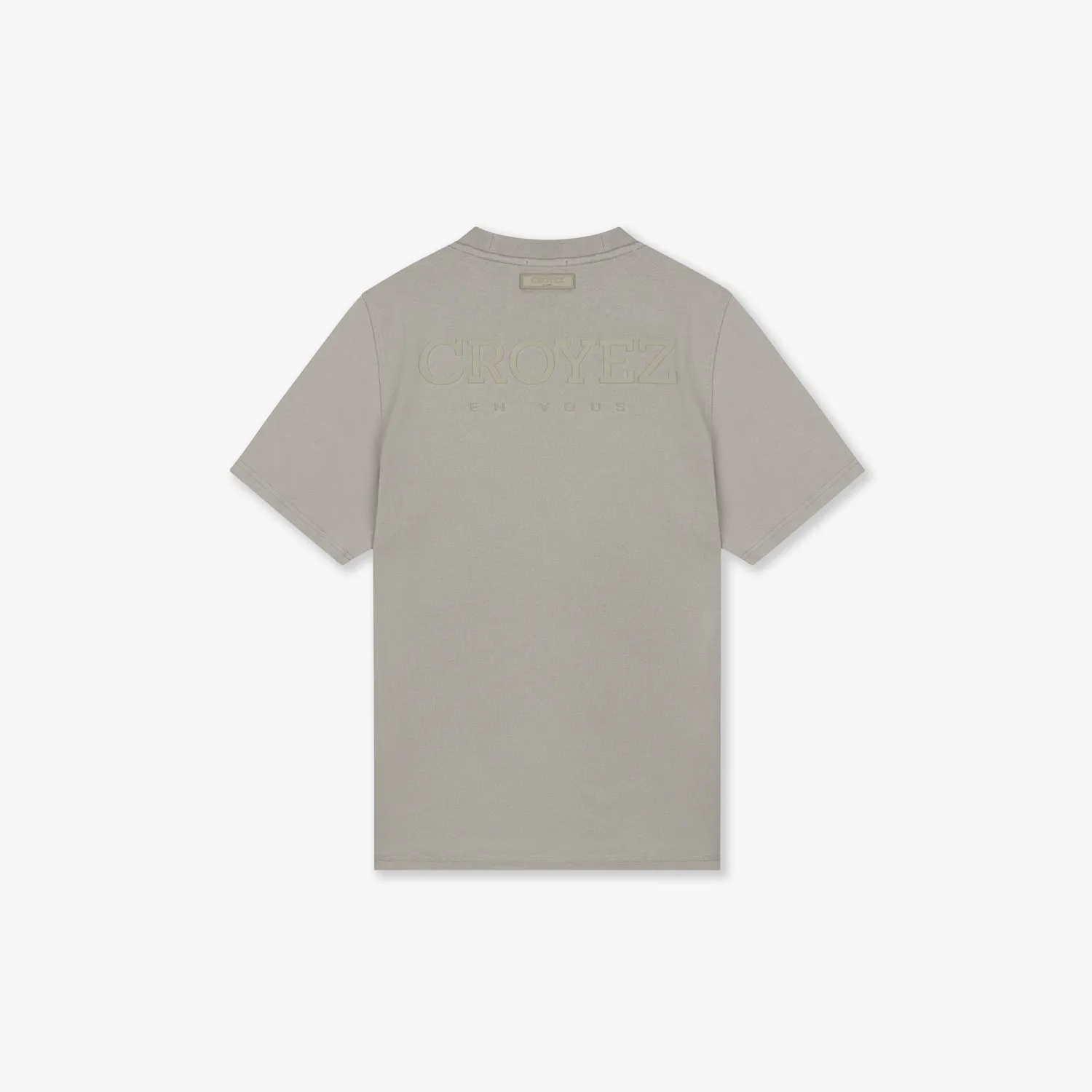 CROYEZ ABSTRACT T-SHIRT - VINTAGE GREY