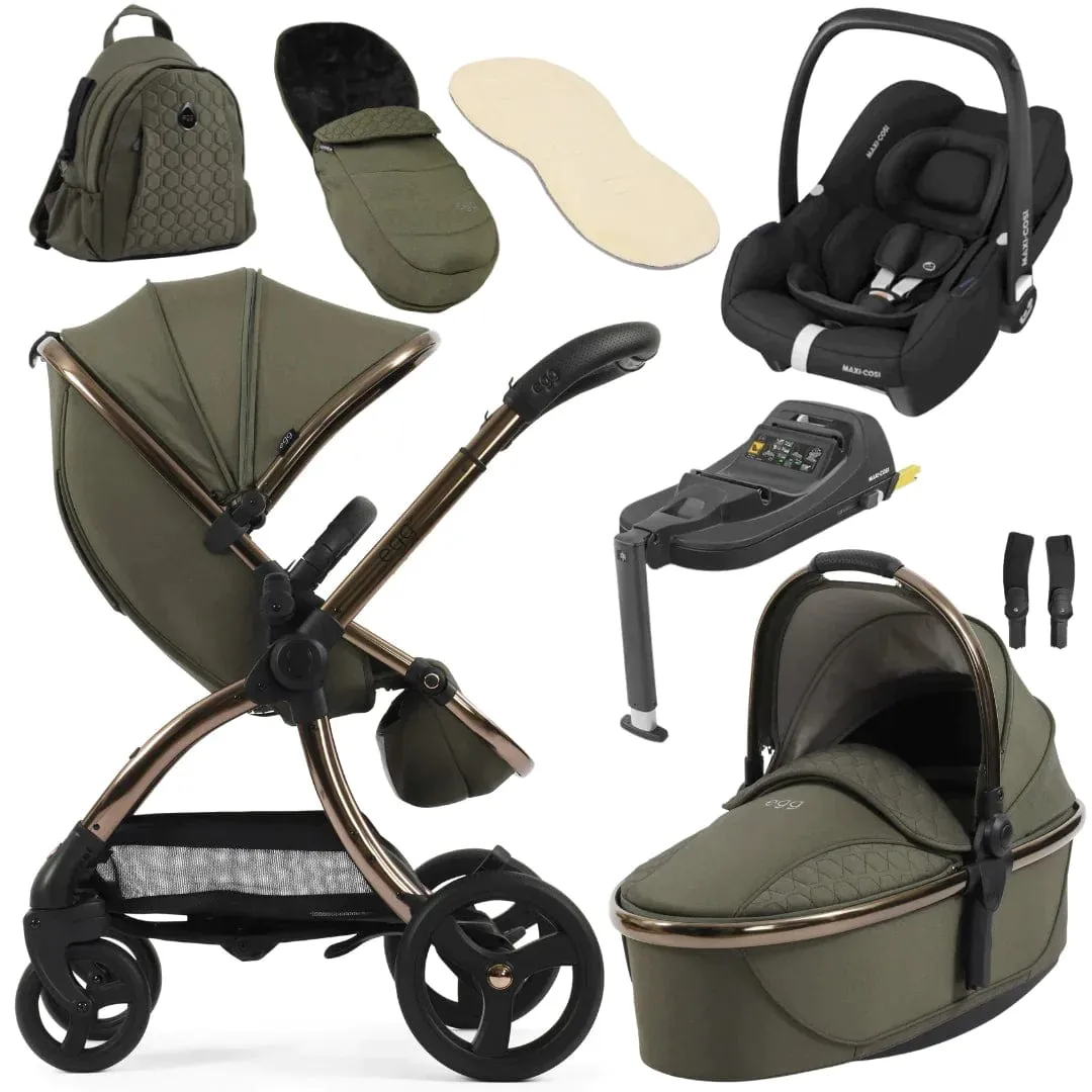 Egg 3 Luxury Cabriofix i-Size Travel System - Hunters Green