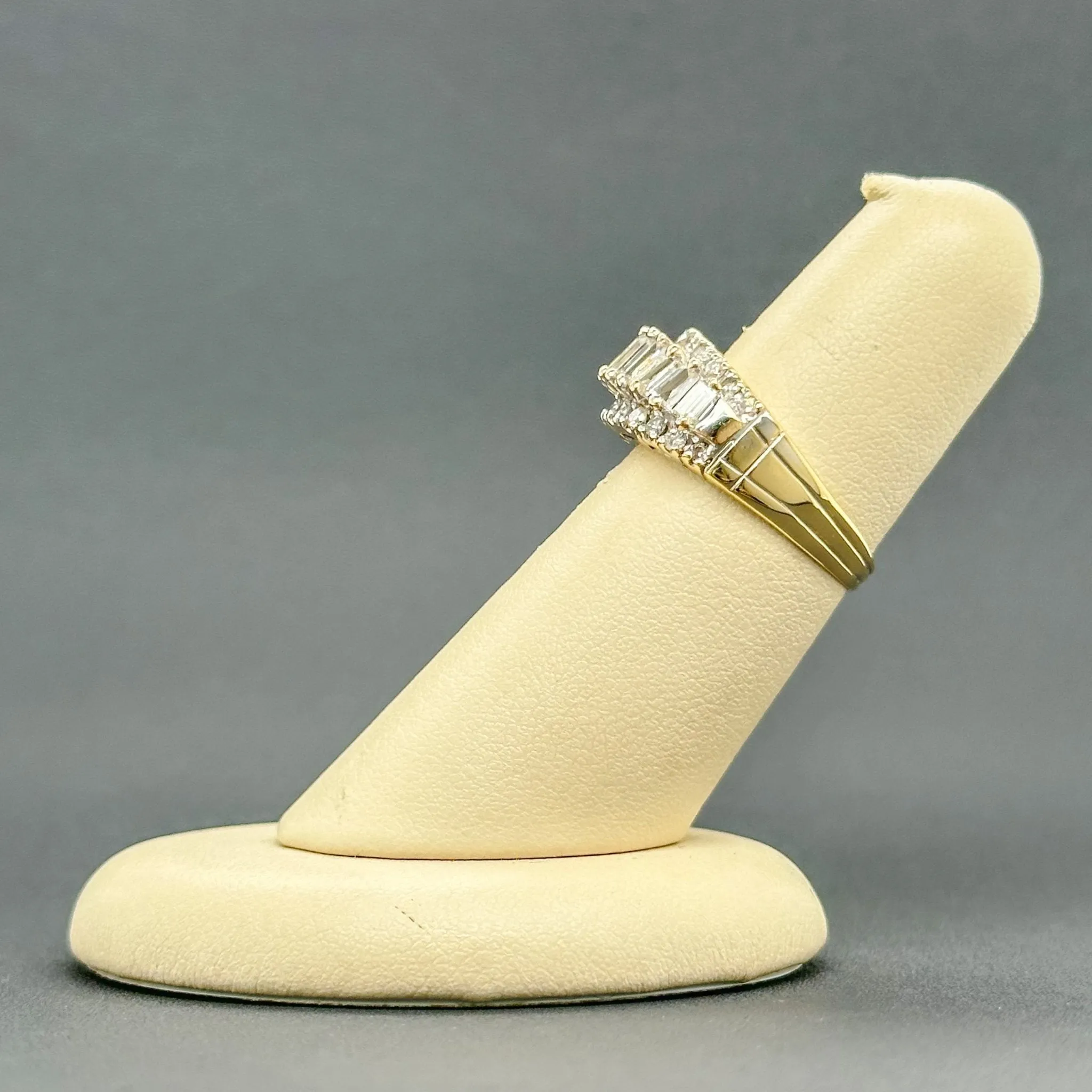 Estate 14K Y Gold 1.56cttw H/SI2-I1 Diamond Ring