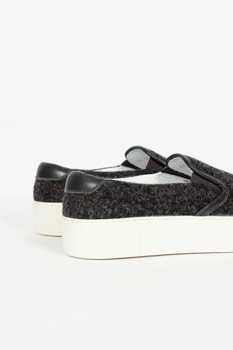 Fargo Felt Slip On Sneaker Charcoal