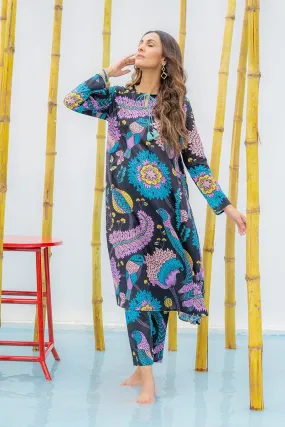 FCC D-483 Digital Printed  Shamoz Silk two piece