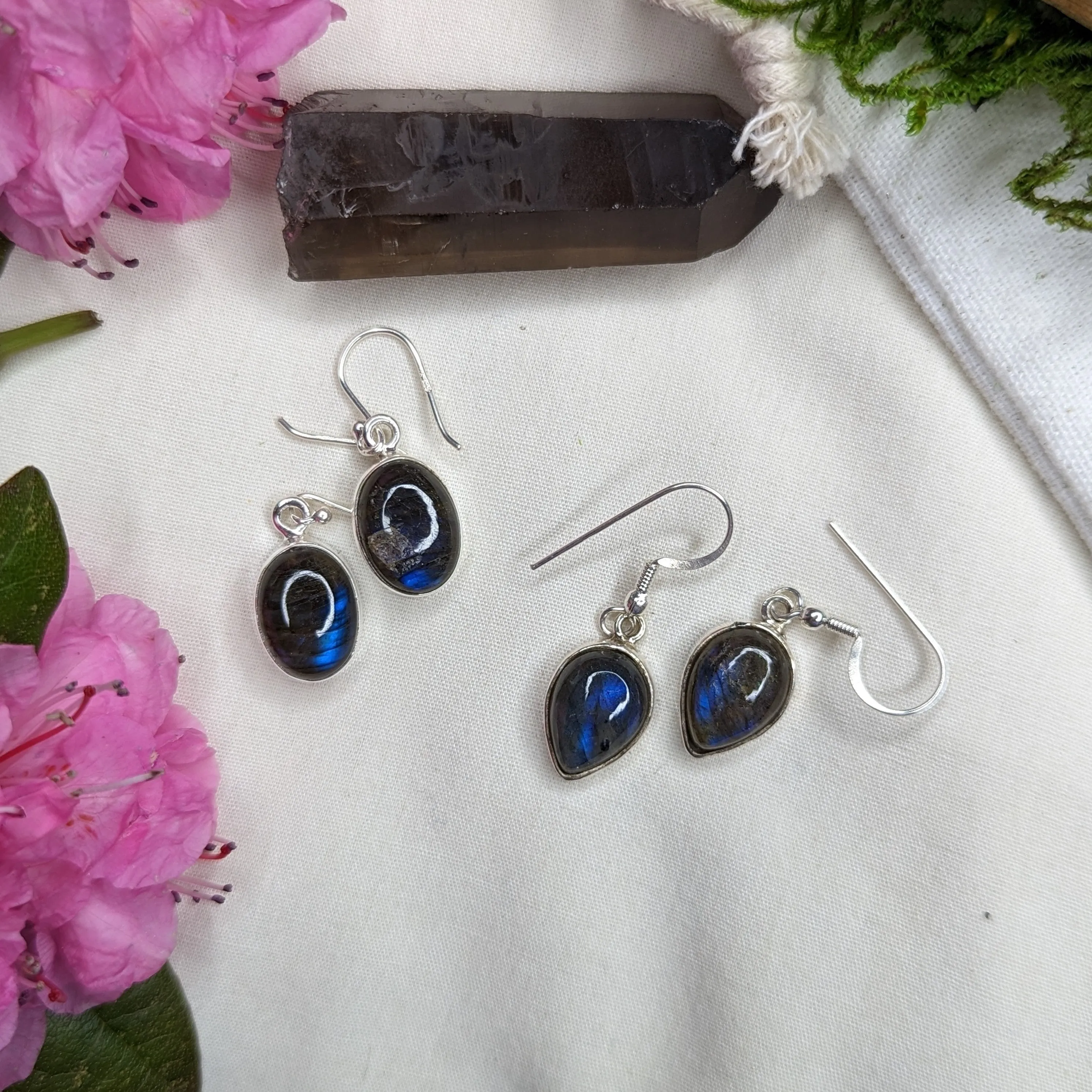 Flashy Labradorite Earrings