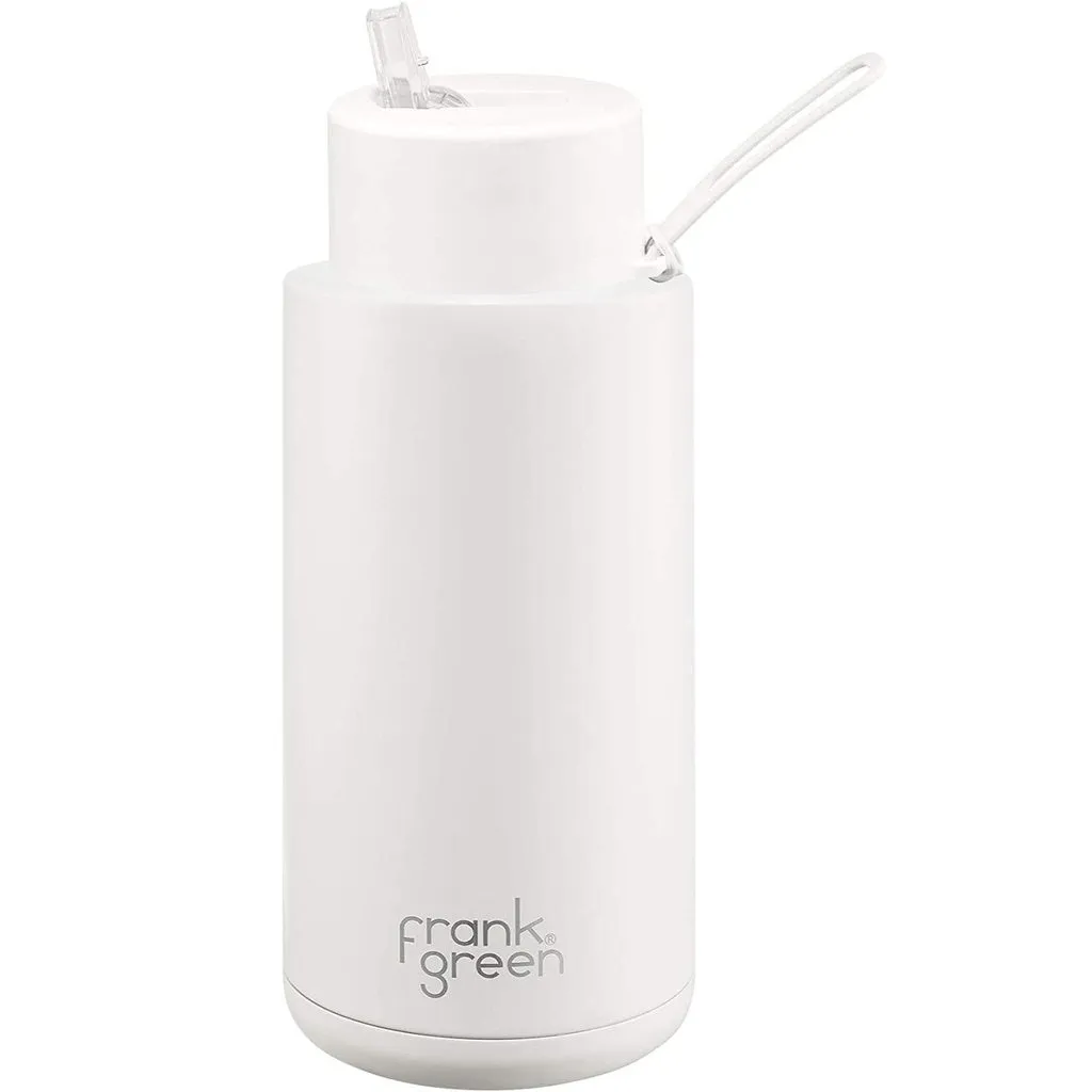 frank green 1L Ceramic Reusable Bottle with Straw Lid 34oz