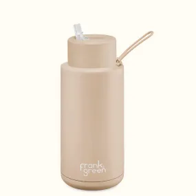 frank green 1L Ceramic Reusable Bottle with Straw Lid 34oz