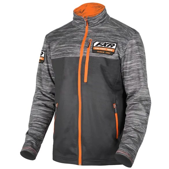 FXR Elevation Tech Zip 2019 Charcoal Orange