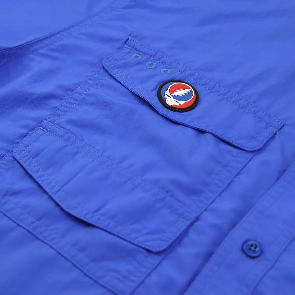 Grateful Dead | Outdoor Button Down | Royal Stealie