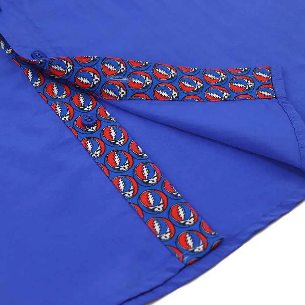 Grateful Dead | Outdoor Button Down | Royal Stealie