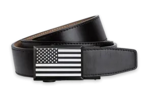 Heritage Classic USA Flag Black, 1 3/8 Strap, Dress Belt