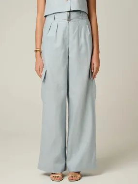 Hevron Maggie Pant in Dusty Blue