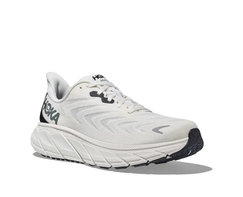 'HOKA' Men's Arahi 6 - Blanc De Blanc / Steel Wool