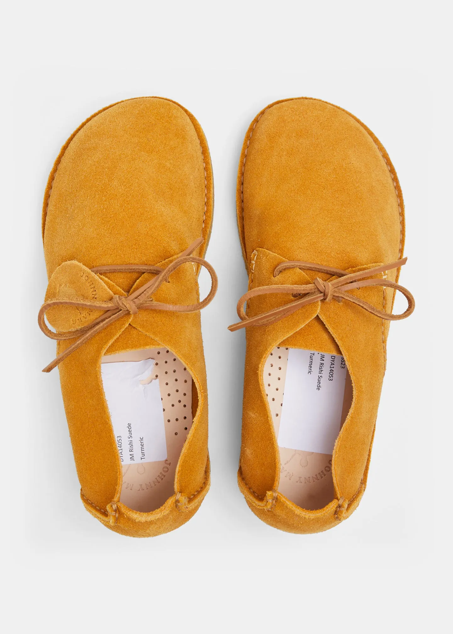 Johnny Marr Rishi Womens Suede Shoe - Turmeric