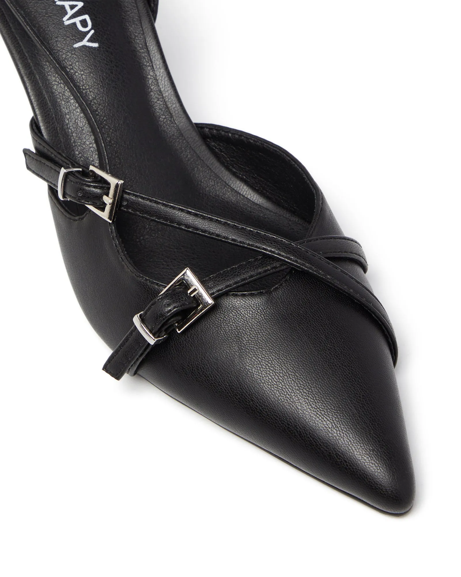 Juicy Slingback Pump Black