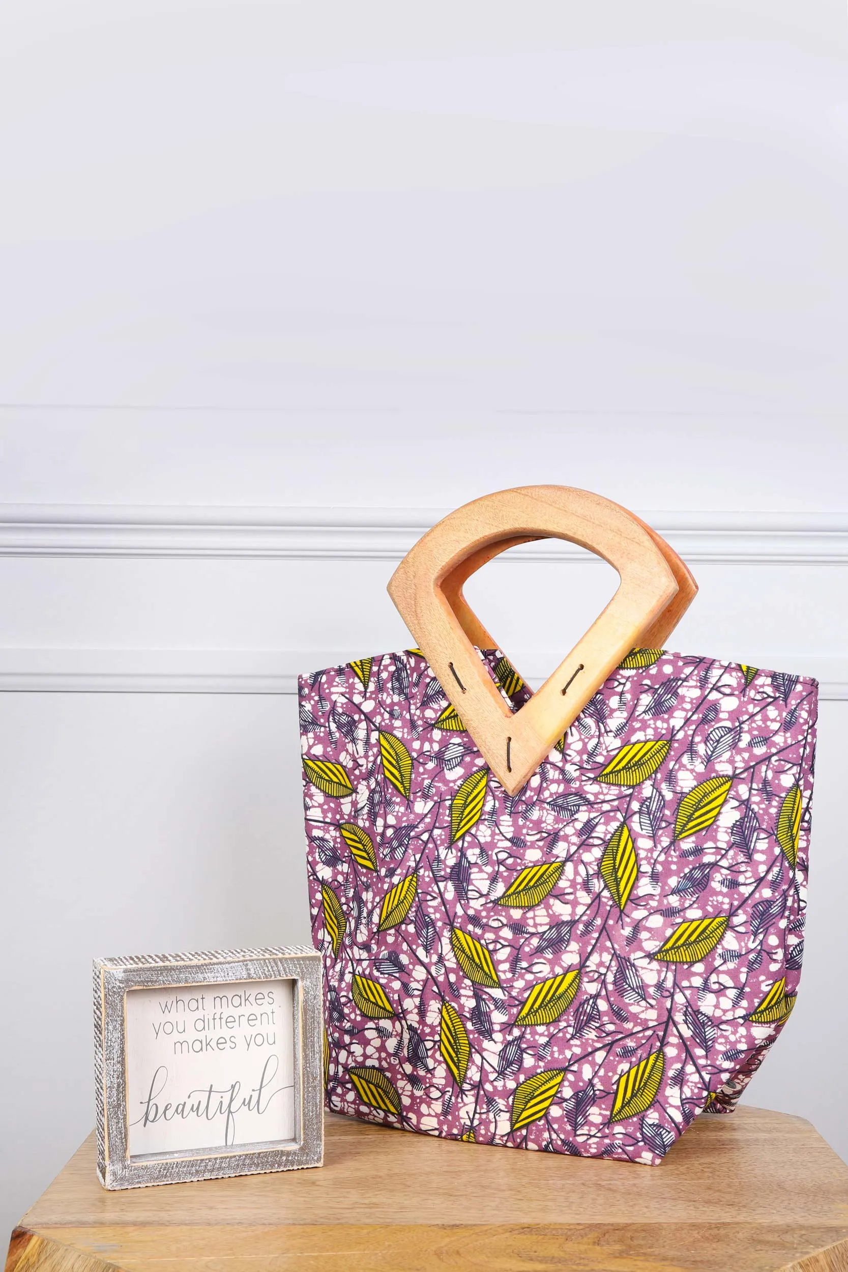 KELEMA African Print Tote Bag