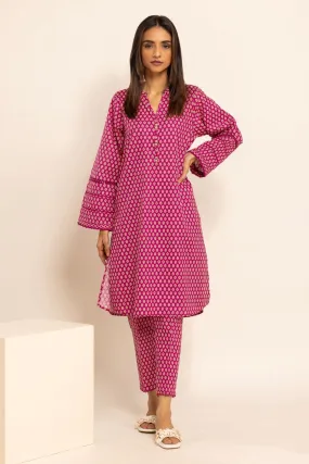 Khaadi Pink Classic Khaddar 2-Piece Suit