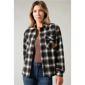 'Kimes Ranch' Women's Spokane Shirt Jacket - Black