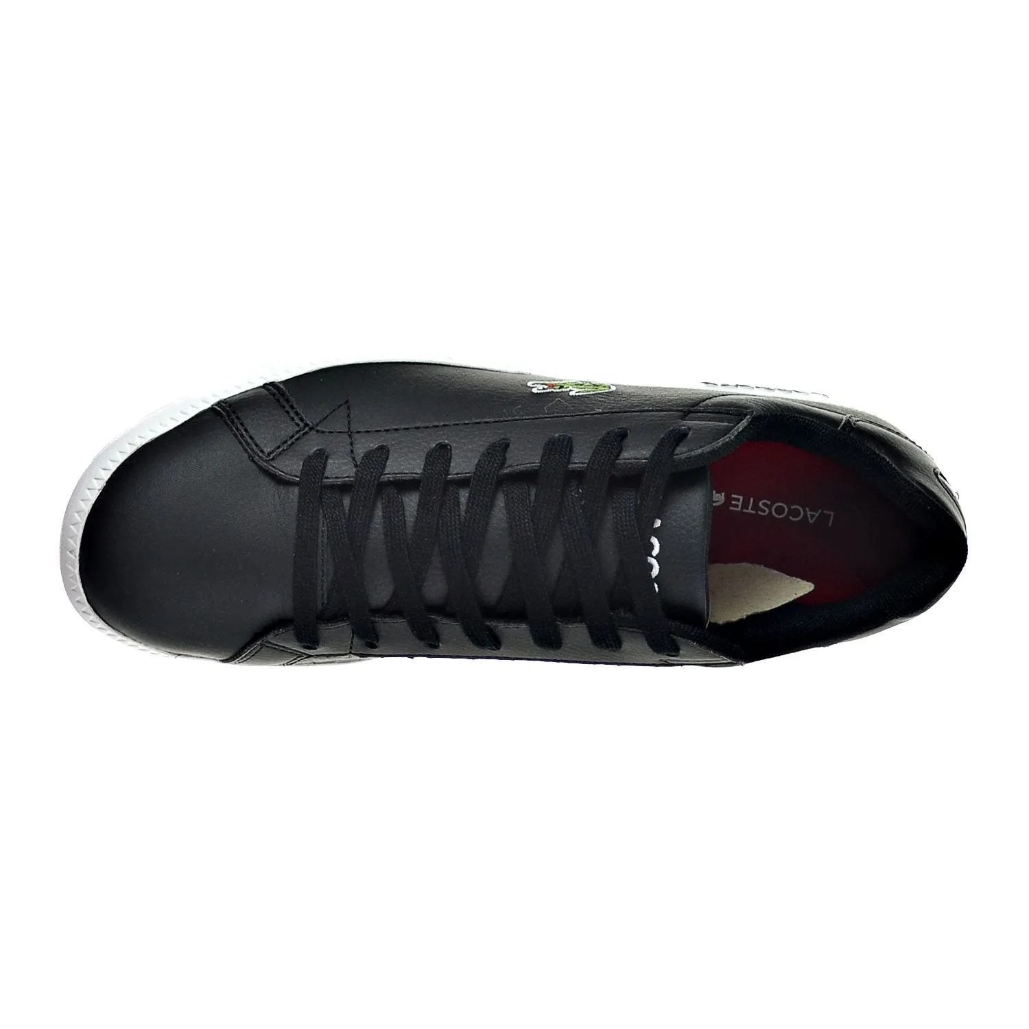 Lacoste Graduate LCR3 SPM Leather/Synthetic Men's Shoe Black/White