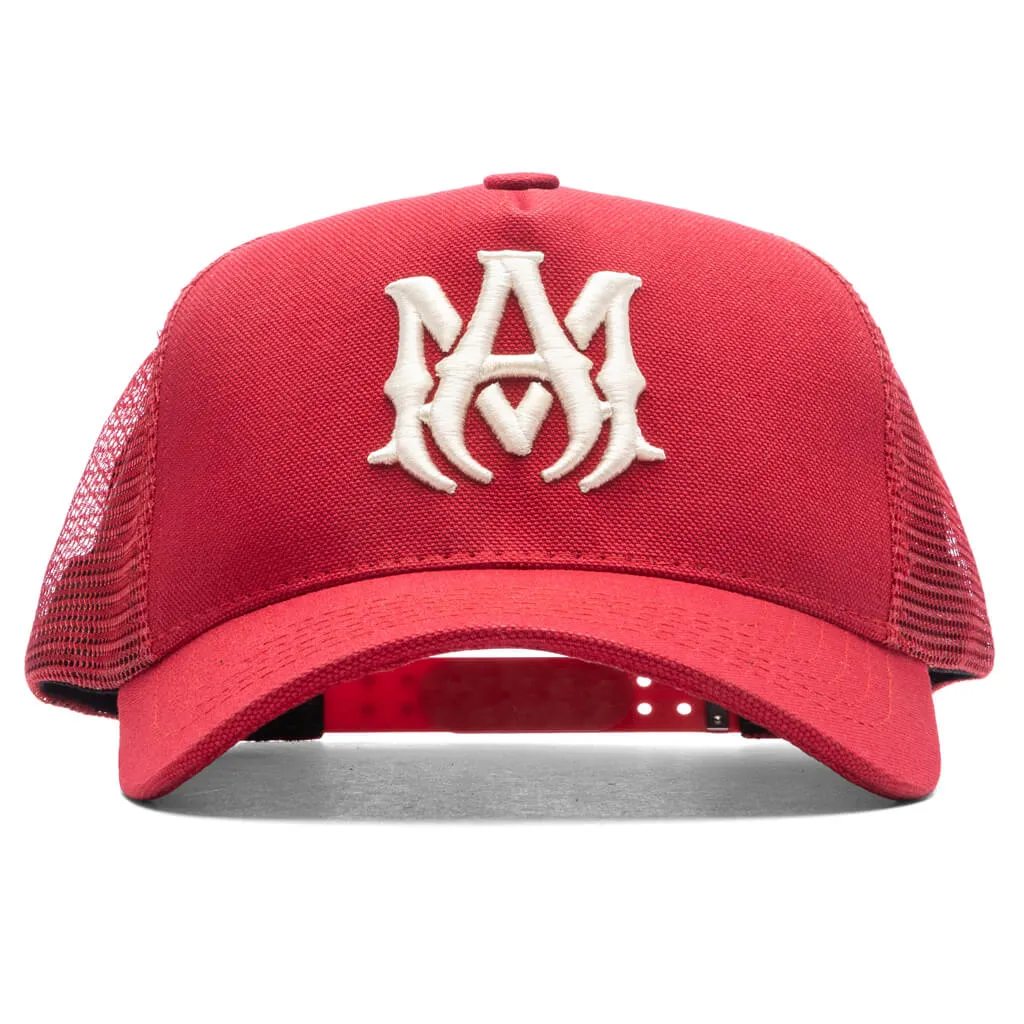 MA Logo Trucker Hat - Red