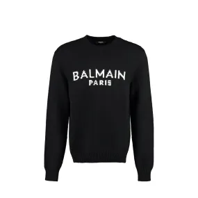 Maglione con logo Balmain