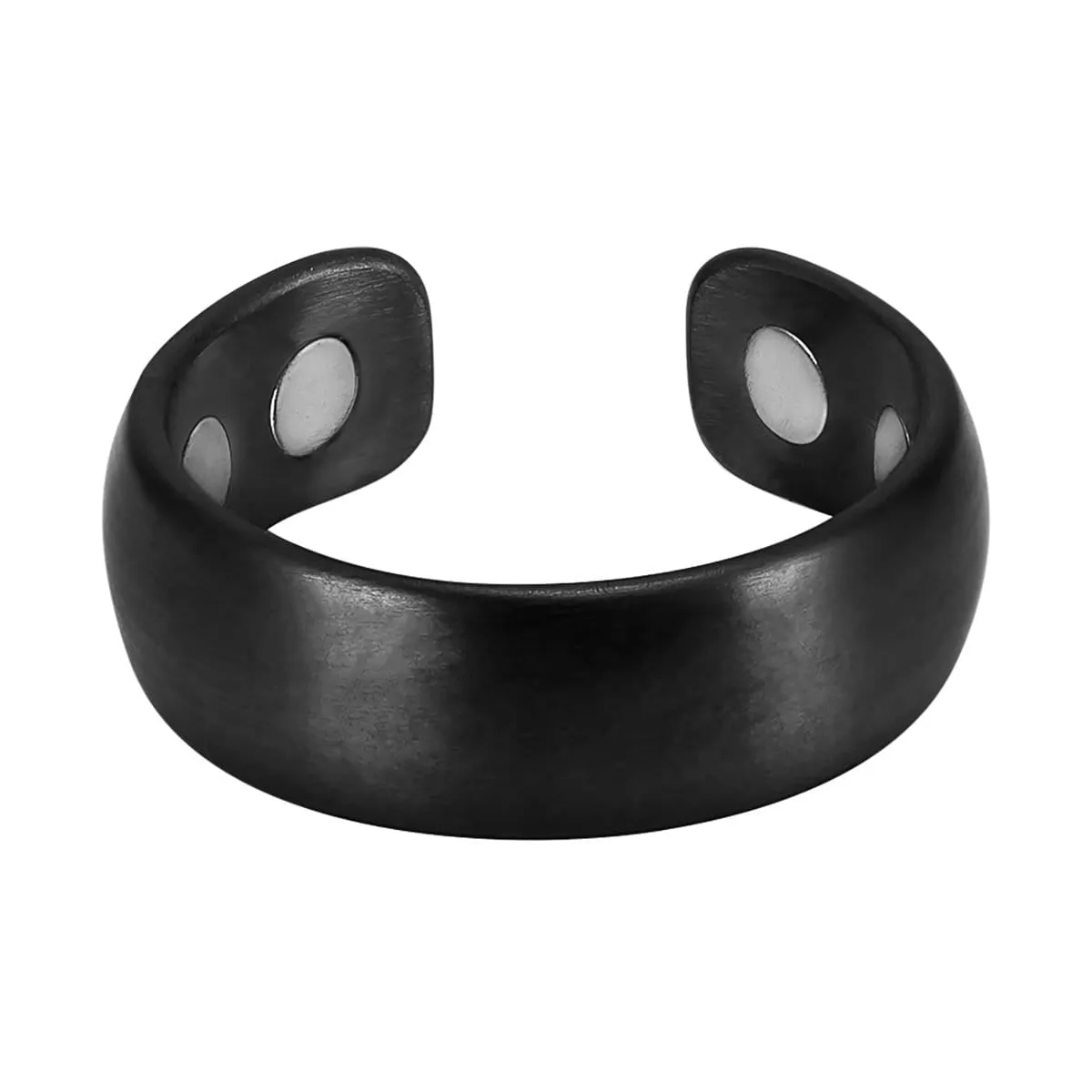 Magnetic Therapy Ring (Brushed Black)