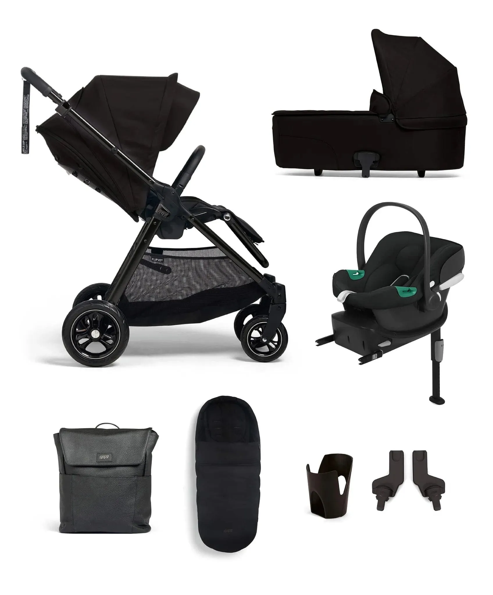 Mamas & Papas Flip XT3 Aton B2 Travel System - Ink