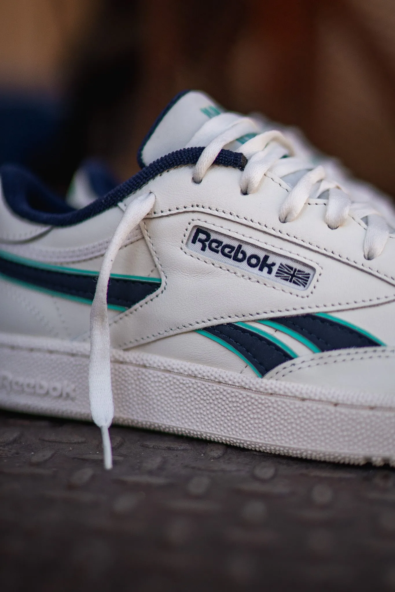 Mens Reebok Club C Revenge (Cream/Hornet)