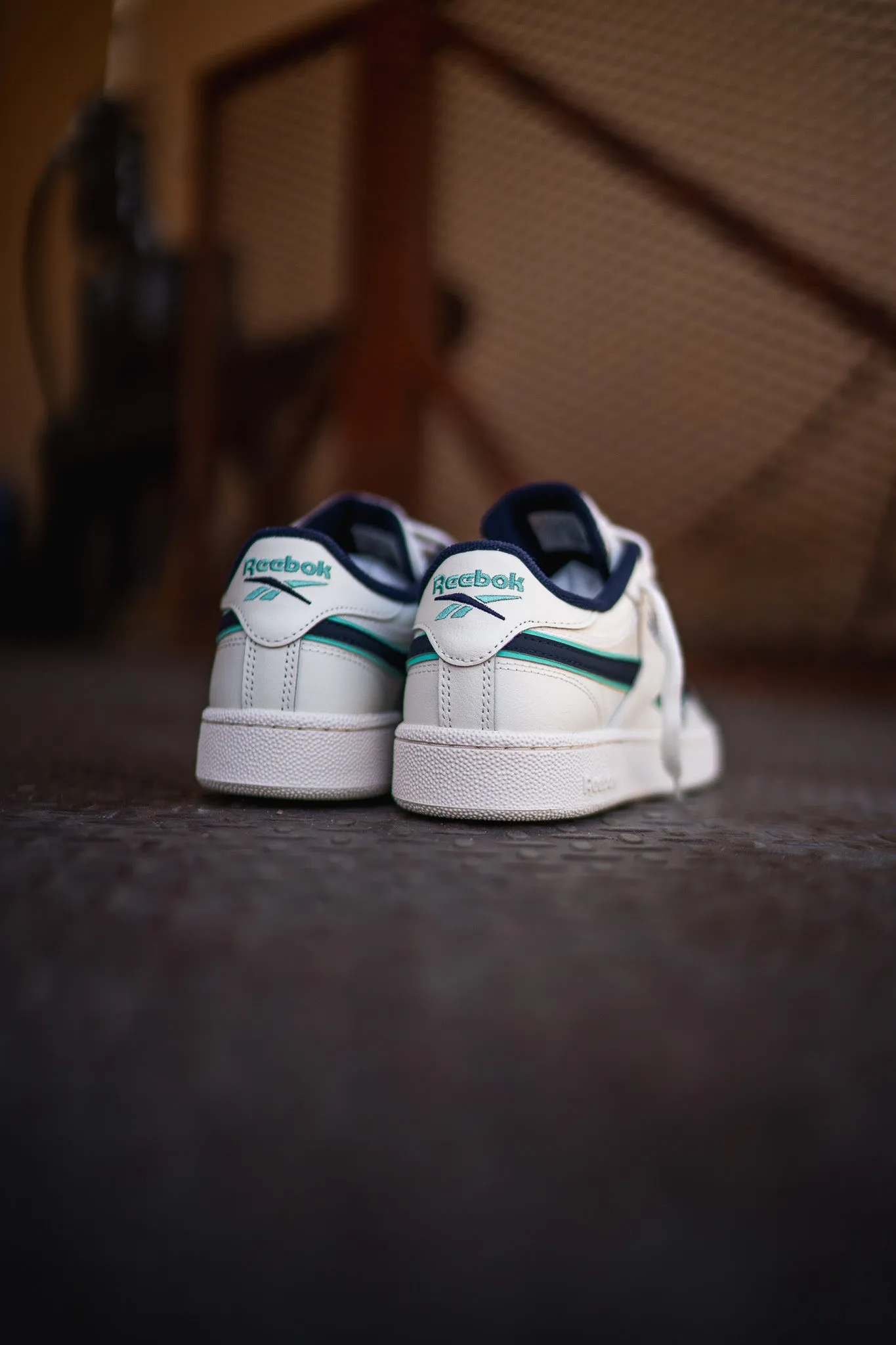 Mens Reebok Club C Revenge (Cream/Hornet)