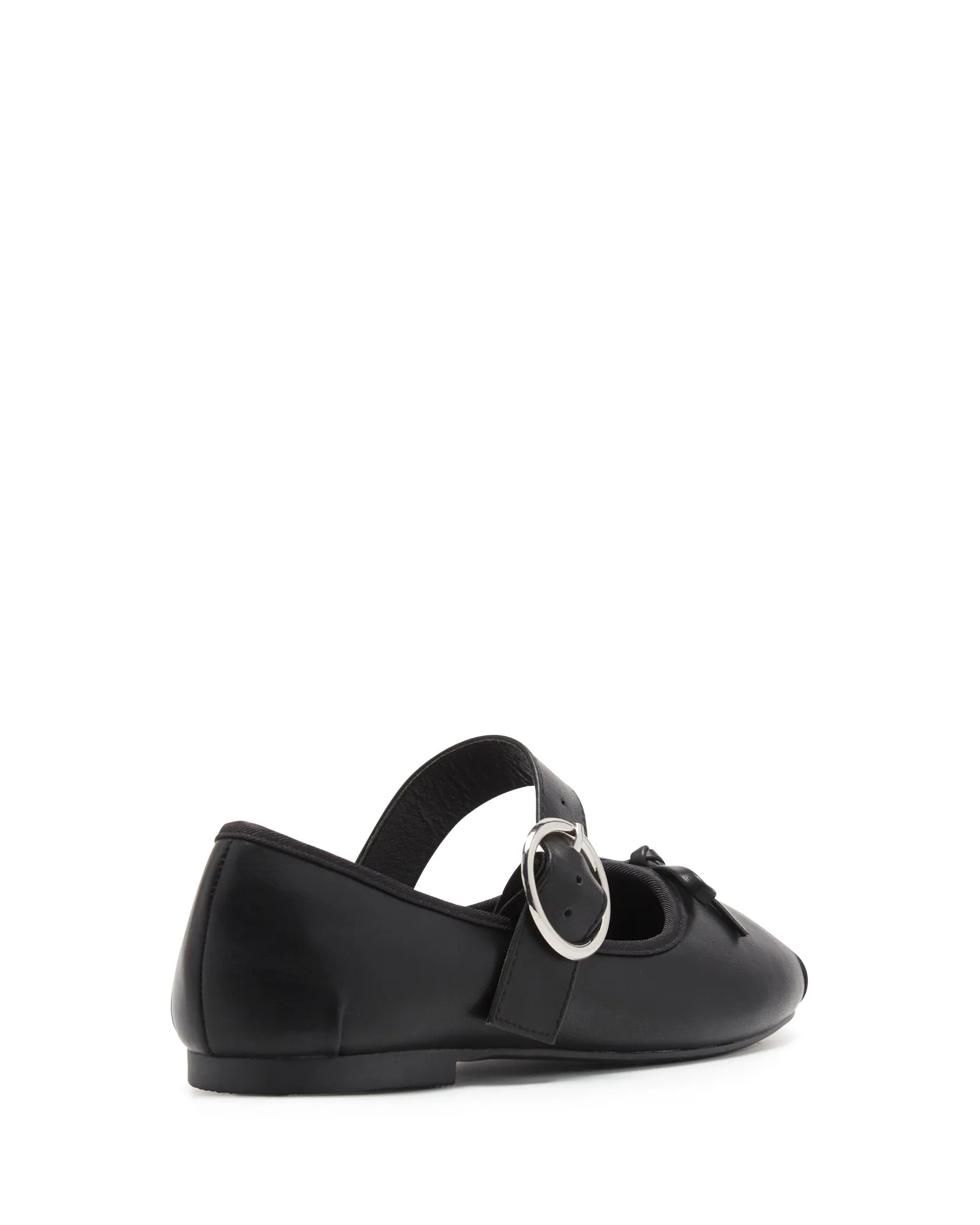 Mesmerize Ballet Flat Black Smooth