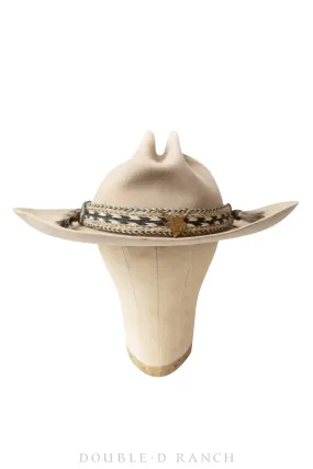 Miscellaneous, Hat, Vintage, 101 Ranch, 18X, Horsehair Band, Attributed to Bill Pickett, Antique, 766