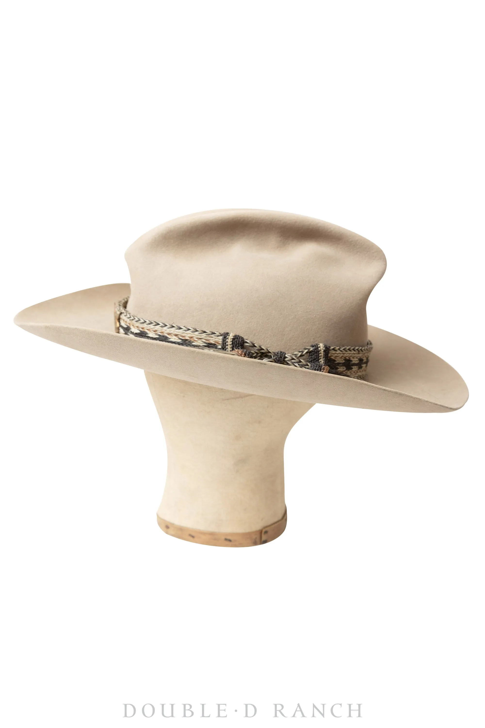 Miscellaneous, Hat, Vintage, 101 Ranch, 18X, Horsehair Band, Attributed to Bill Pickett, Antique, 766