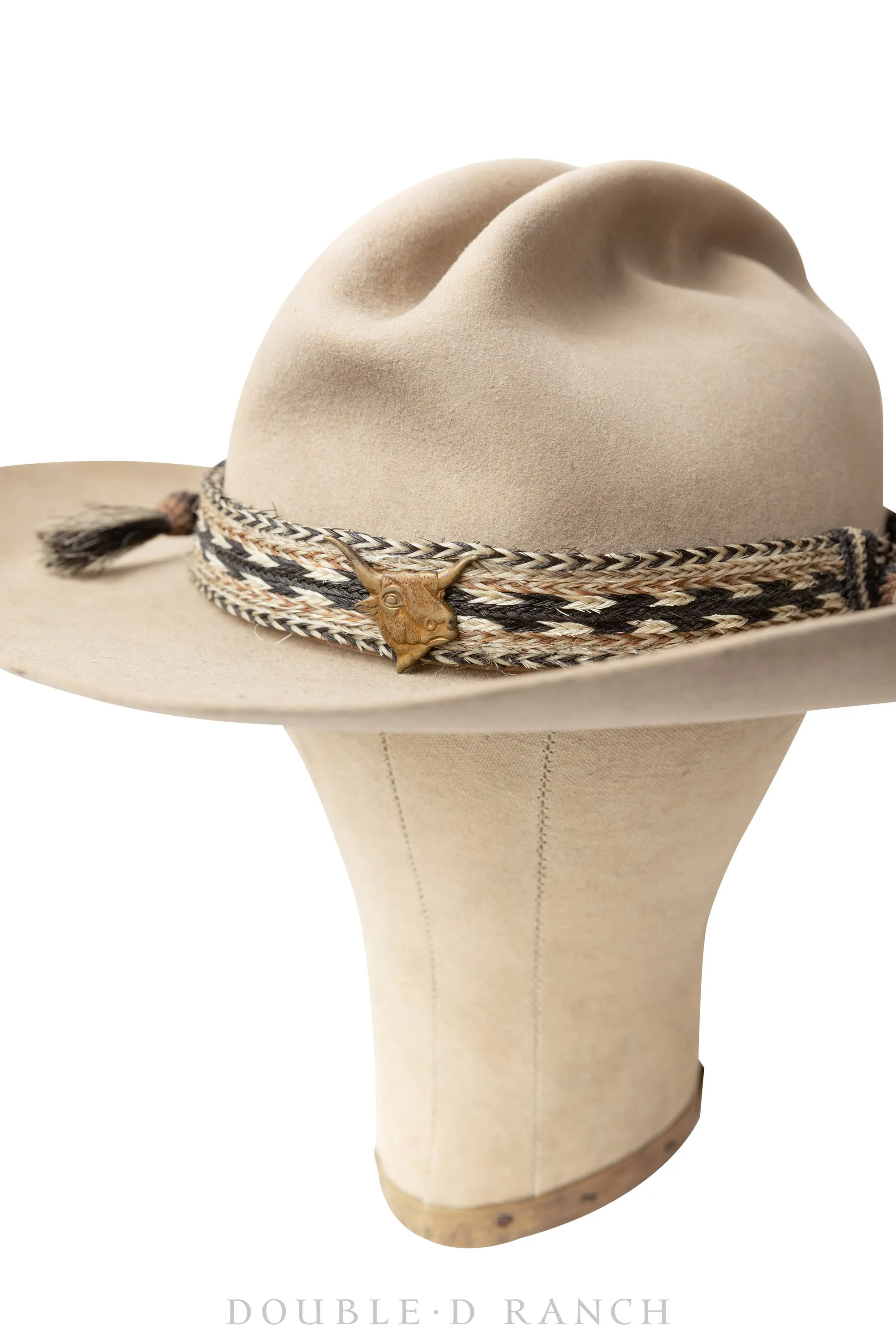 Miscellaneous, Hat, Vintage, 101 Ranch, 18X, Horsehair Band, Attributed to Bill Pickett, Antique, 766