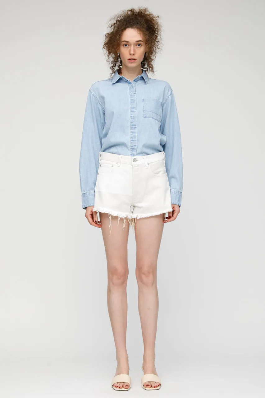 Moussy JESTER SHORTS - White